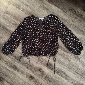 Dorothee Schumacher Black Floral Blouse